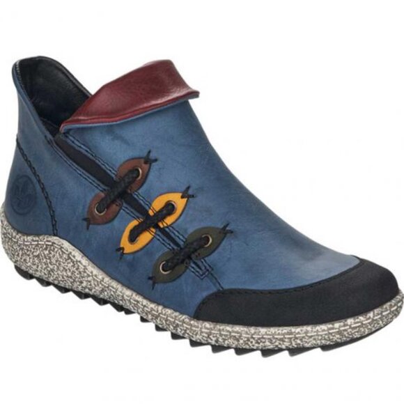 Rieker Shoes - Rieker Liv Ankle Faux Leather Side Zip Ankle Boots Z7582 Size 36 = 5.5 - 6 EUC